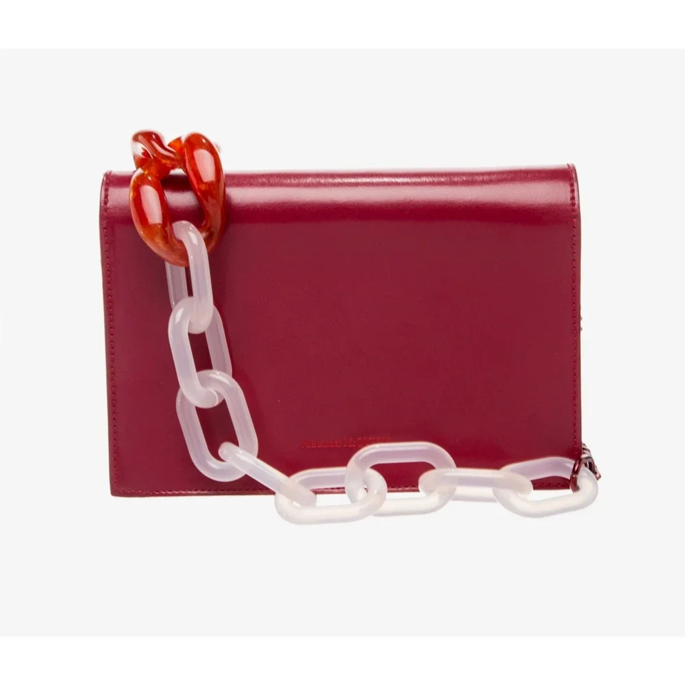 7235 - Alexander McQueen Red Skull Bag